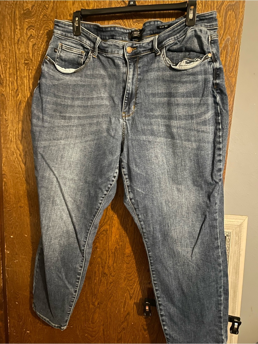 Plus size women’s Slim Fit Jeans - Classic Wash